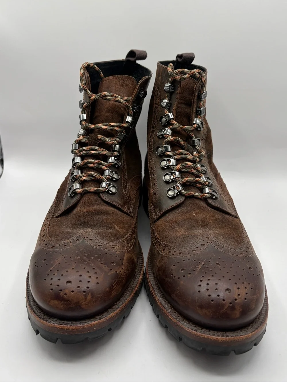 Frye George Adirondack Leather Boots Men’s Size 10.5 Brown
